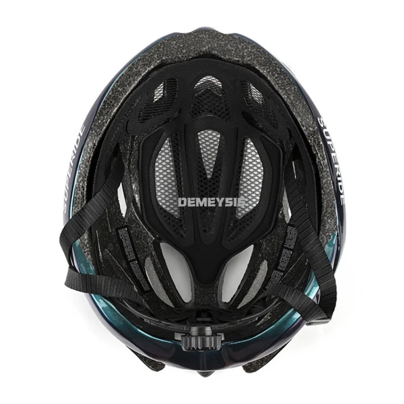 Casco de bicicleta de carretera para hombre y mujer con gafas de sol, cascos ultraligeros para deportes de competición, casco de ciclismo moldeado integralmente ajustable - imagen 5