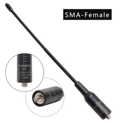 Nagoya NA-701 SMA-hembra/macho de doble banda 144/430Mhz antena UHF/VHF 21CM para Baofeng UV-5R UV-5RH BF-888S Walkie Talkie Radio