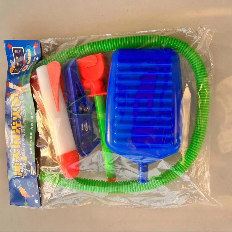 Lanzador de bomba de pie de cohete de aire para chico, Pedal prensado de aire para exteriores, juguetes de cohete en remojo, juego de juego para niños, juguetes deportivos para saltar para niños - imagen 5