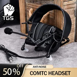 Wadsn-auriculares tácticos C4U COMTAC IV, dispositivo antirruido, catéter de vacío, comunicación de batalla al aire libre