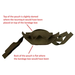Bolsa de primeros auxilios para paracaidista WW2 replica