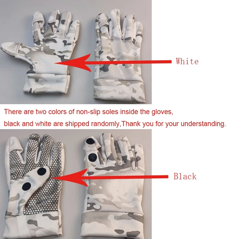 MCAP blanco nieve camuflaje esquí táctico a prueba de frío capucha cálida mascarilla cuello bufanda, gorra, guantes - imagen 2