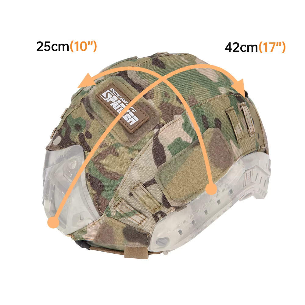 Funda táctica camuflaje para casco FAST – Airsoft y outdoor - imagen 2