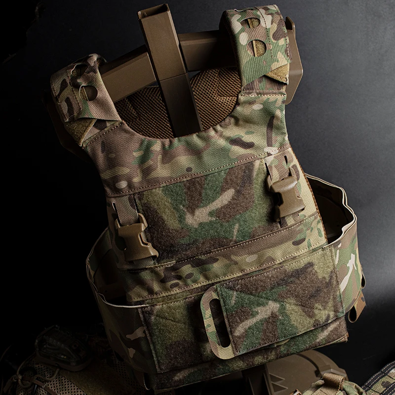 Chaleco táctico FCPC minimalista portador de placa multiimisión estilo Ferro Slickster chaleco ligero Airsoft V5 con hebilla de 25MM - imagen 3