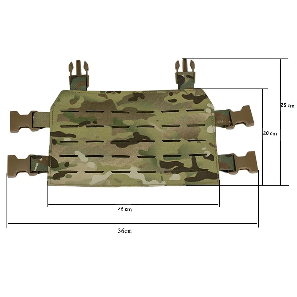 Tabla colgante táctica SS para el pecho D3, repuesto para colgar en el pecho, tabla colgante para deportes al aire libre, accesorios de placa MOLLE para colgar en el pecho - imagen 2