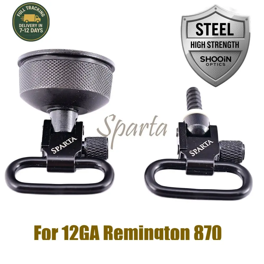 Sparta - Conector giratorio para escopeta de 1 pulgada, hebilla de correa de hombro de separación rápida - imagen 3