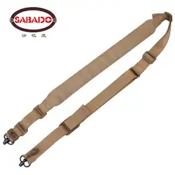 Eslinga Tatical de dos puntos QD giratoria de liberación rápida para Rifle, correa para pistola, hombro acolchado 2 a 1, accesorios para eslinga de caza Airsoft