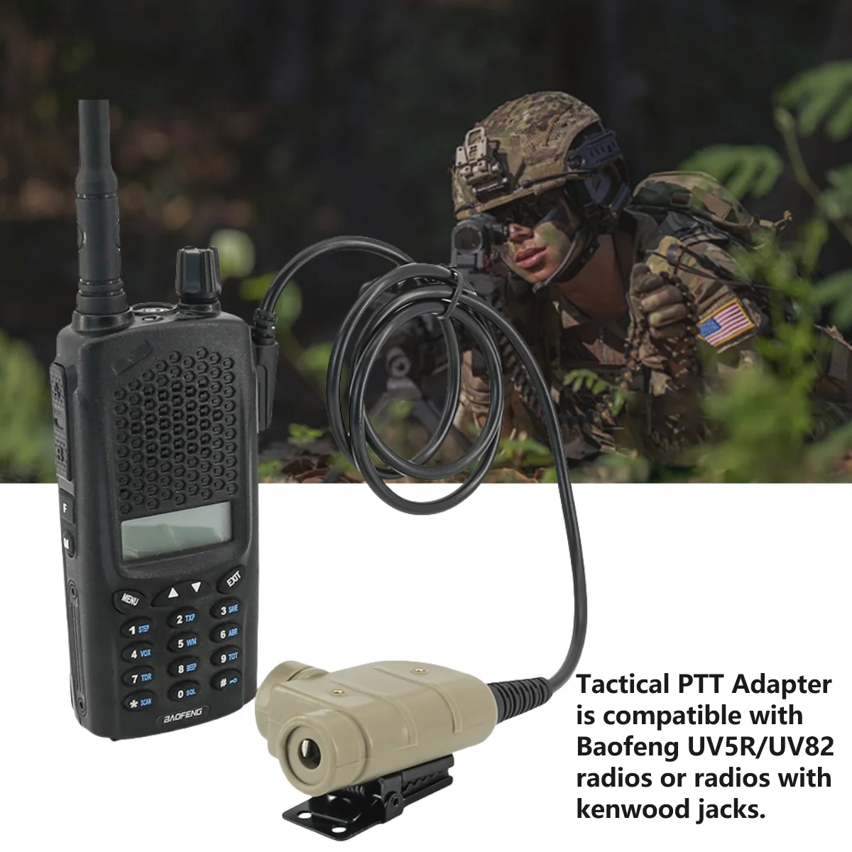 Auriculares tácticos TS TAC-SKY, Walkie Talkie, adaptador PTT, U94, para deportes de caza y Tiro - imagen 3