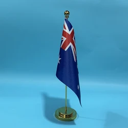 BANDERA DE SKY, bandera de escritorio de oficina de Australia, bandera de mesa de poliéster de 14x21cm, bandera nacional de Australia, adornos de escritorio, banderas