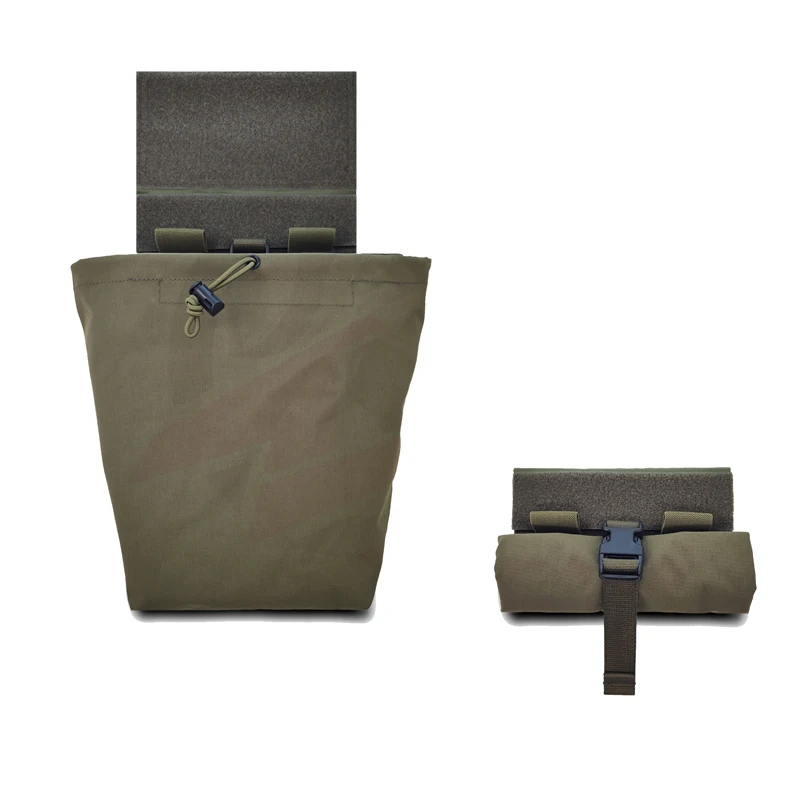 Bolsa plegable Airsoft Molle, bolsa táctica EDC, equipo extendido, Multicam, colgante inferior, almacenamiento de reciclaje, bolsa Abdominal