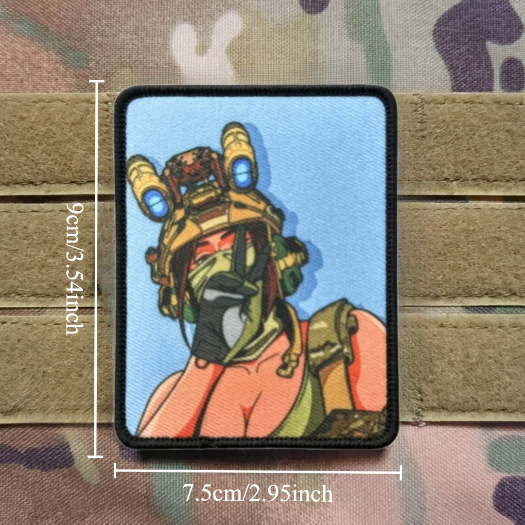 Parche de soldado femenino de Biya, moral táctica del ejército, apliques personalizados, pegatina para mochila militar, parches con gancho impreso para ropa - imagen 3