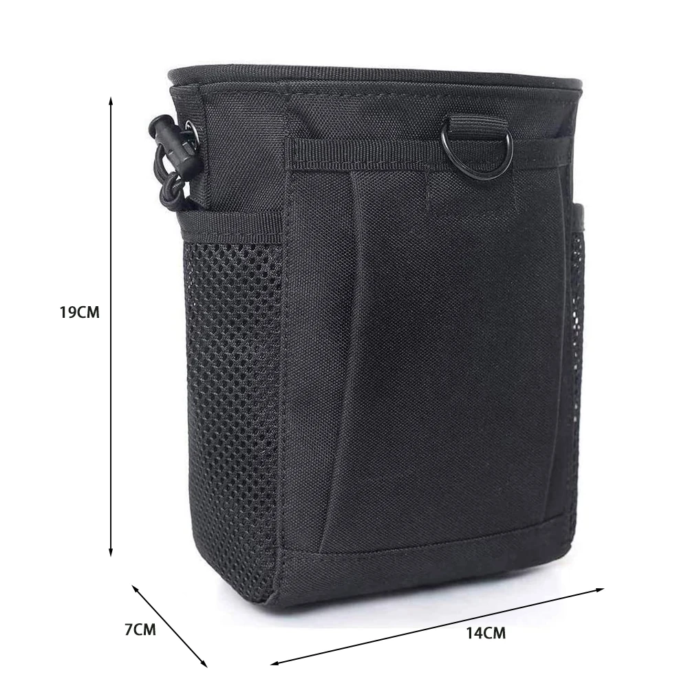 Bolsa de descarga de camuflaje táctico, bolsa de recuperación de revistas Molle, bolsa de volcado con cordón, funda de cadera adjunta ajustable - imagen 3