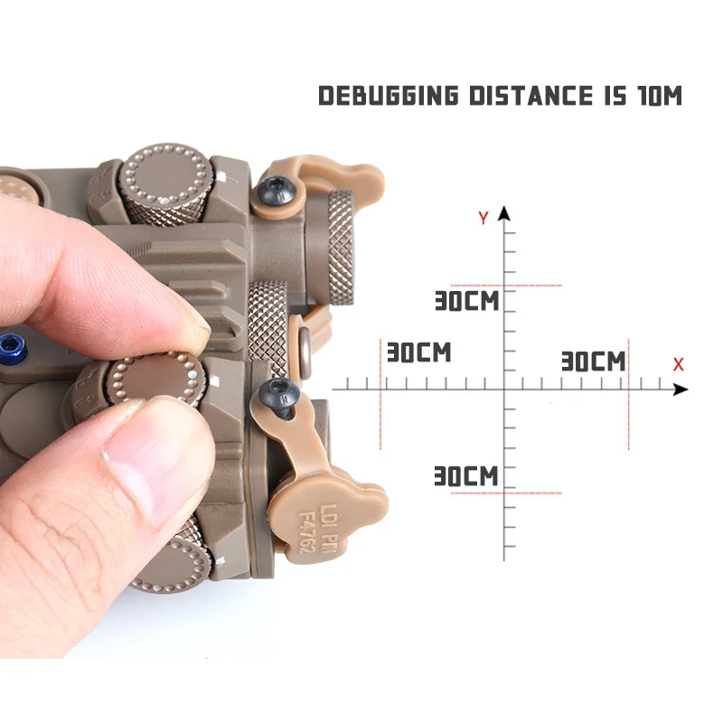 WADSN DBAL A2 táctico verde punto rojo láser Nylon IR luz LED linterna arma luz de caza DBAL-A2 PEQ MAWL accesorios AR15 - imagen 4