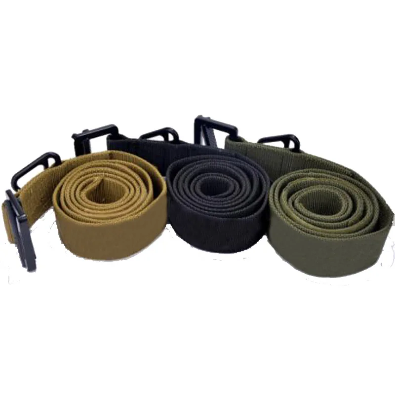 Cinturones tácticos de nailon ajustables para deportes al aire libre, cinturilla para Airsoft Wargame, cinturón de entrenamiento de combate, accesorios de caza para hombres - imagen 3