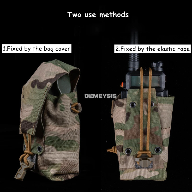 Bolsas MOLLE de cintura táctica para exteriores, herramientas para acampar y senderismo, bolsillo para Airsoft, tiro, caza, Radio, bolsa Molle, cinturón, riñonera - imagen 5
