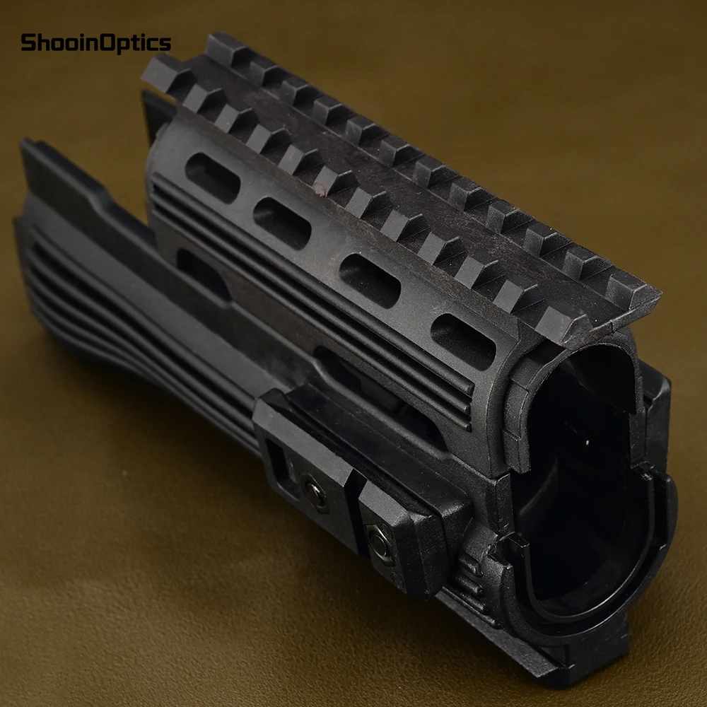 Guardamanos táctico AK74 de polímero resistente con rieles Picatinny - imagen 5