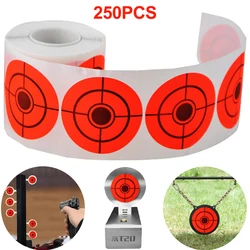 Paquete de 250 pegatinas autoadhesivas de 2 pulgadas, papel de destino de tiro para pistola BB, práctica de tiro con Rifle Airsoft