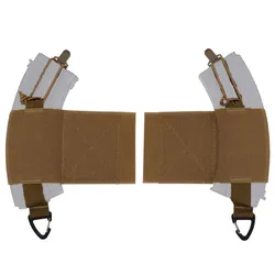 Soporte táctico elástico para Walkie Talkie, funda para Rifle, revista, chaleco, bolsa lateral para caza, gancho Airsoft para fácil transporte