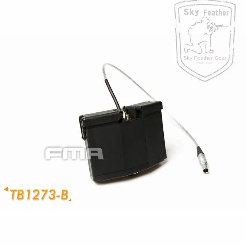 Caja de batería ficticia táctica FMA, caja de batería, NVG, sin función, con cable - imagen 2