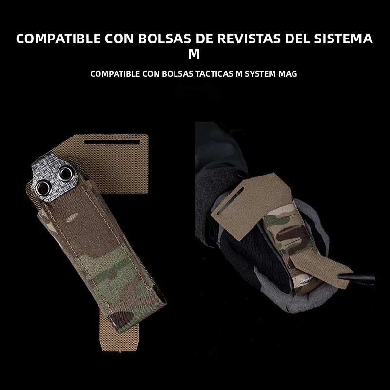 Correa de sujeción mágica MOLLE táctica izquierda derecha, bolsa Mag, cinturón Diagonal, accesorios, portador de placa de caza, equipo de entrenamiento Airsoft - imagen 5