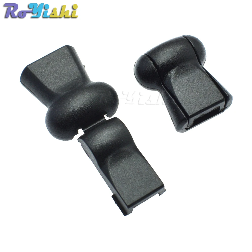 Extremos de cordón con cremallera, Clip de tracción, bloqueo de cordón, Moll de plástico, mochila táctica, ropa deportiva, piezas de bolsa Paracord - imagen 4