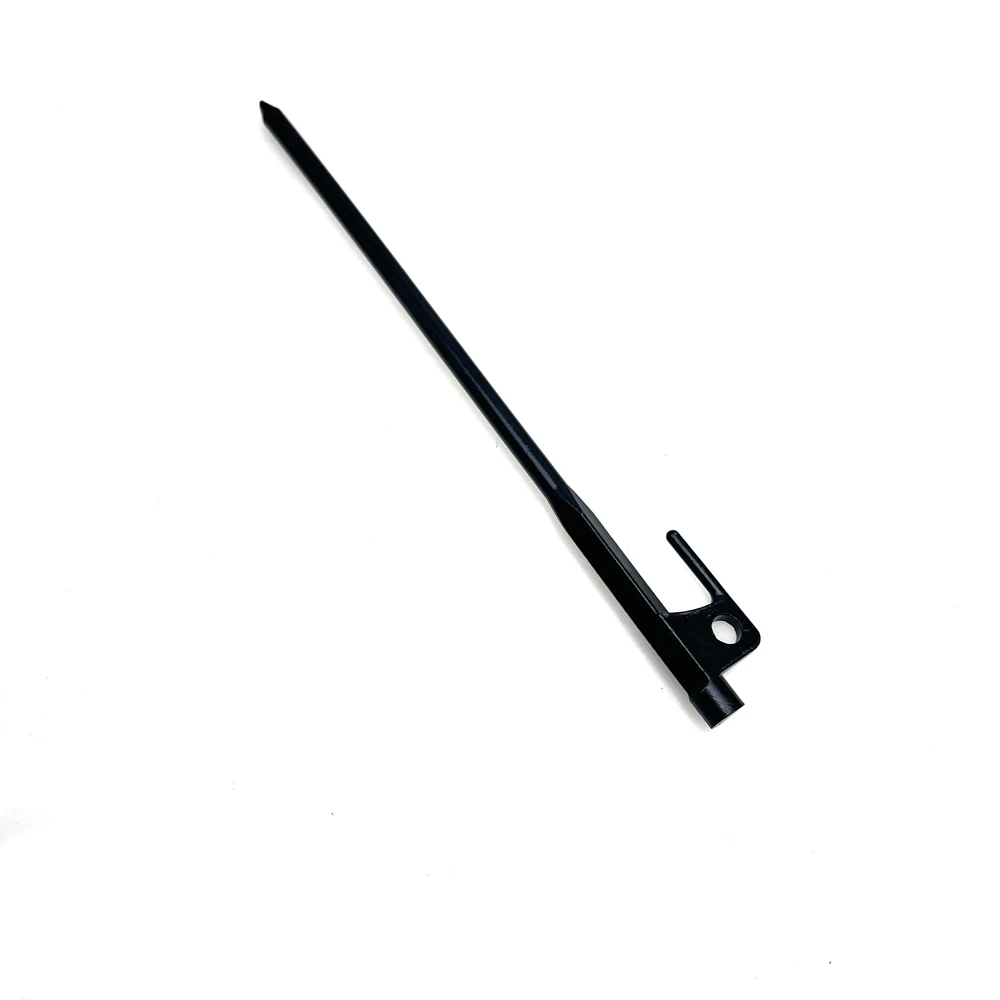 Un clavo para tienda de campaña de 30CM, tachuelas para suelo de tienda de campaña negras de acero forjado a mano - imagen 2