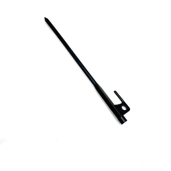 Tachuelas de acero forjado negro 30 cm, ideales para tienda campaña
