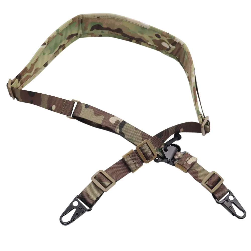 Nueva correa táctica Modular para Rifle, extraíble, 2 puntos/1 punto, 2,25 ", acolchada, equipo de tiro de combate, accesorios de correa - imagen 4