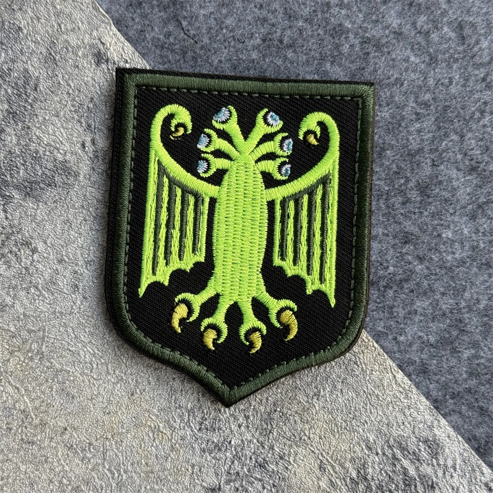 Parche del ejército de calavera de Goon Squad, insignia moral táctica, parches de gancho y bucle bordados de pesca para ropa, pegatina con emblema militar - imagen 4