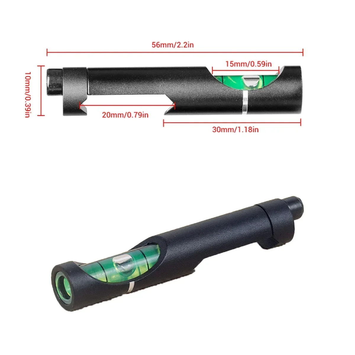 Kits de nivel de burbuja táctico, herramientas, alcance magnético, montaje de armario, mantenimiento, burbuja de nivelación para caza, accesorios para mira telescópica - imagen 2