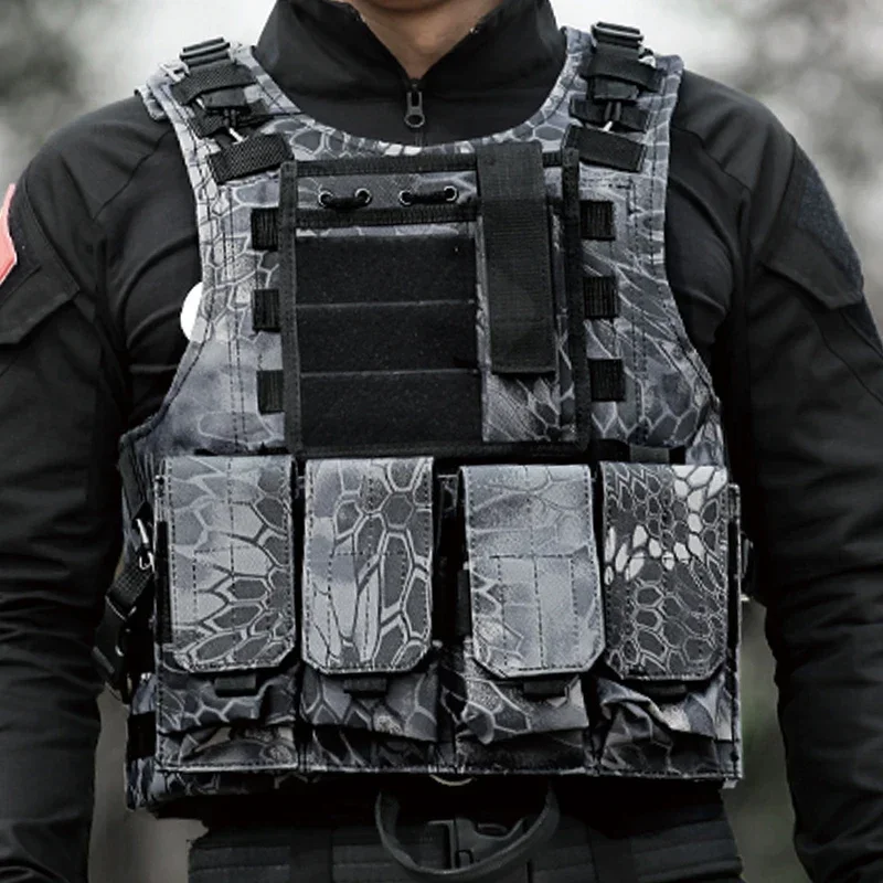 Chaleco táctico para entrenamiento de combate, portador de placa de asalto, caza al aire libre, Airsoft CS, chalecos de protección deportiva para caza - imagen 2