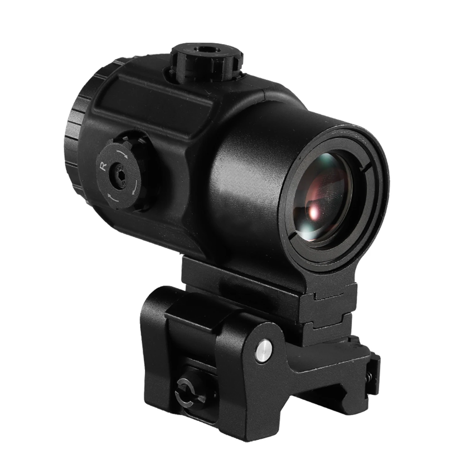 Lupa táctica Airsoft G45 5X 558 553 EXPS3, Combo de punto rojo, óptica de alcance, montaje QD compatible con montaje en riel de 20MM con marcado completo - imagen 2
