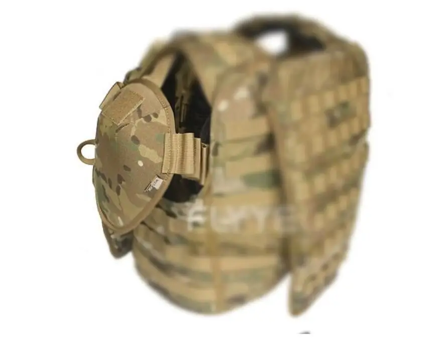 Chaleco de armadura táctica, almohadilla de hombro, FY-VT-A001-Bk - imagen 3