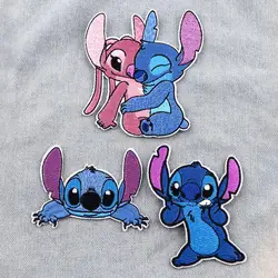 Parche alienígena bonito de dibujos animados de Anime, parches para planchar para ropa, apliques bordados DIY, insignia adhesiva para planchar DIY