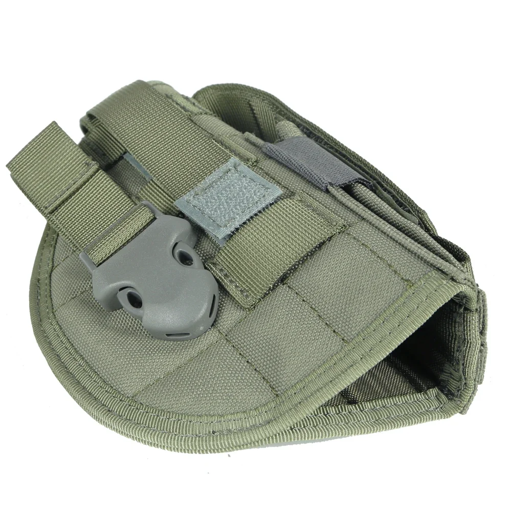Funda táctica Universal Molle para pistola, bolsa de transporte oculta para pistola con bolsa para revistas de 9mm para caza G17 19 M9 - imagen 4