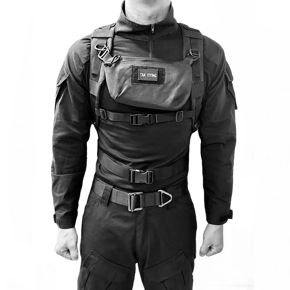 Mochila táctica, bolso con correa para el pecho, bolso de un solo hombro para deportes de senderismo al aire libre, riñonera, bolso antirrobo, bolso para teléfono móvil