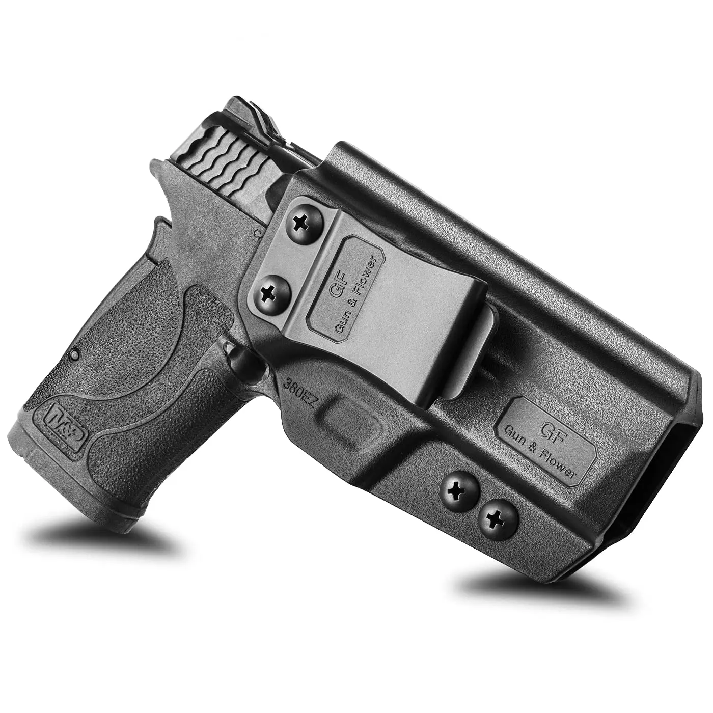Sólo para funda S&W M&P Shield 380 EZ, funda para cintura interna, transporte oculto, cantimiento y retención ajustables, mano derecha - imagen 4