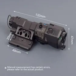 Nylon MAWL C1 + versión Real mejorada, réplica más nueva para Airsoft táctico IR/láser de puntería Visible con accesorios de caza EC2