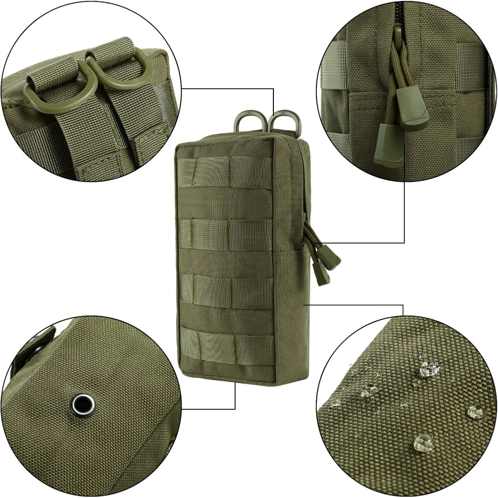 Bolsa MOLLE compacta multiusos resistente al agua EDC para camping - imagen 5