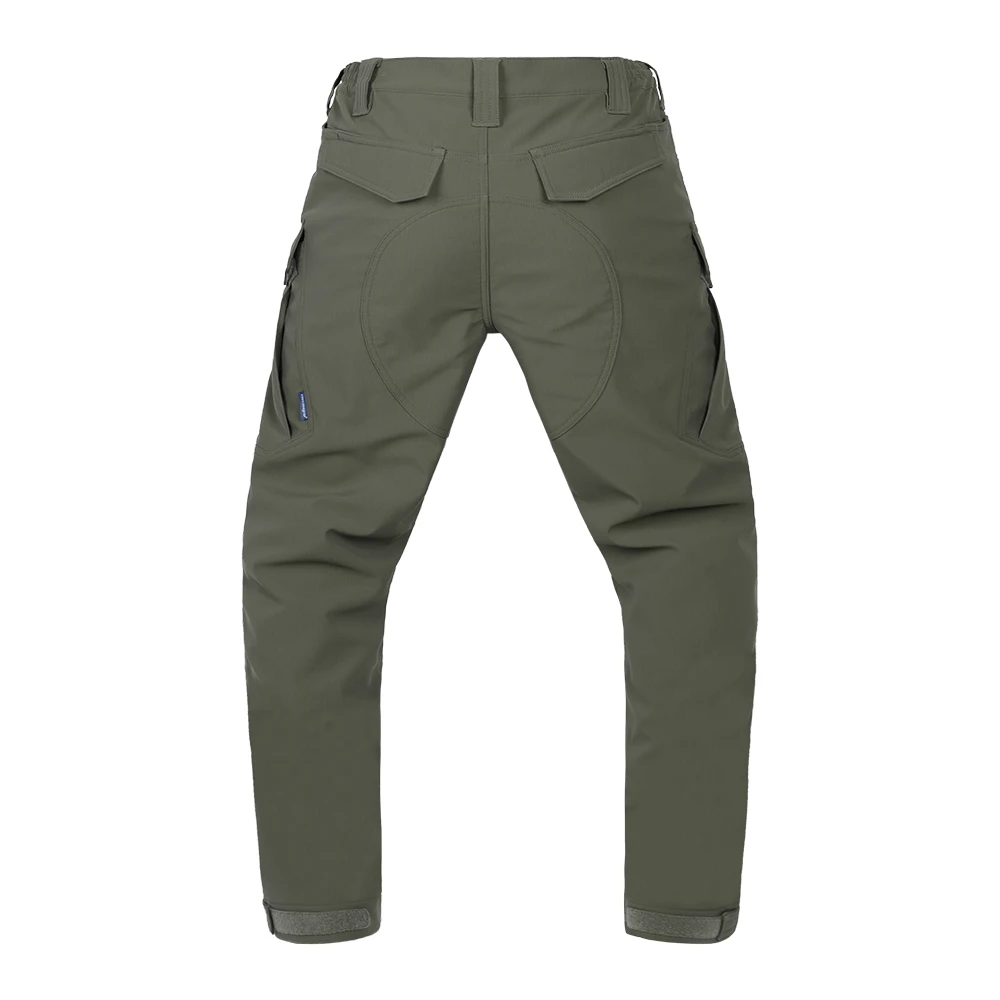 Emersongear-pantalones tácticos Softshell de antílope con etiqueta azul, pantalones de carga impermeables, corte ergonómico, Camping, caza y Camping - imagen 5