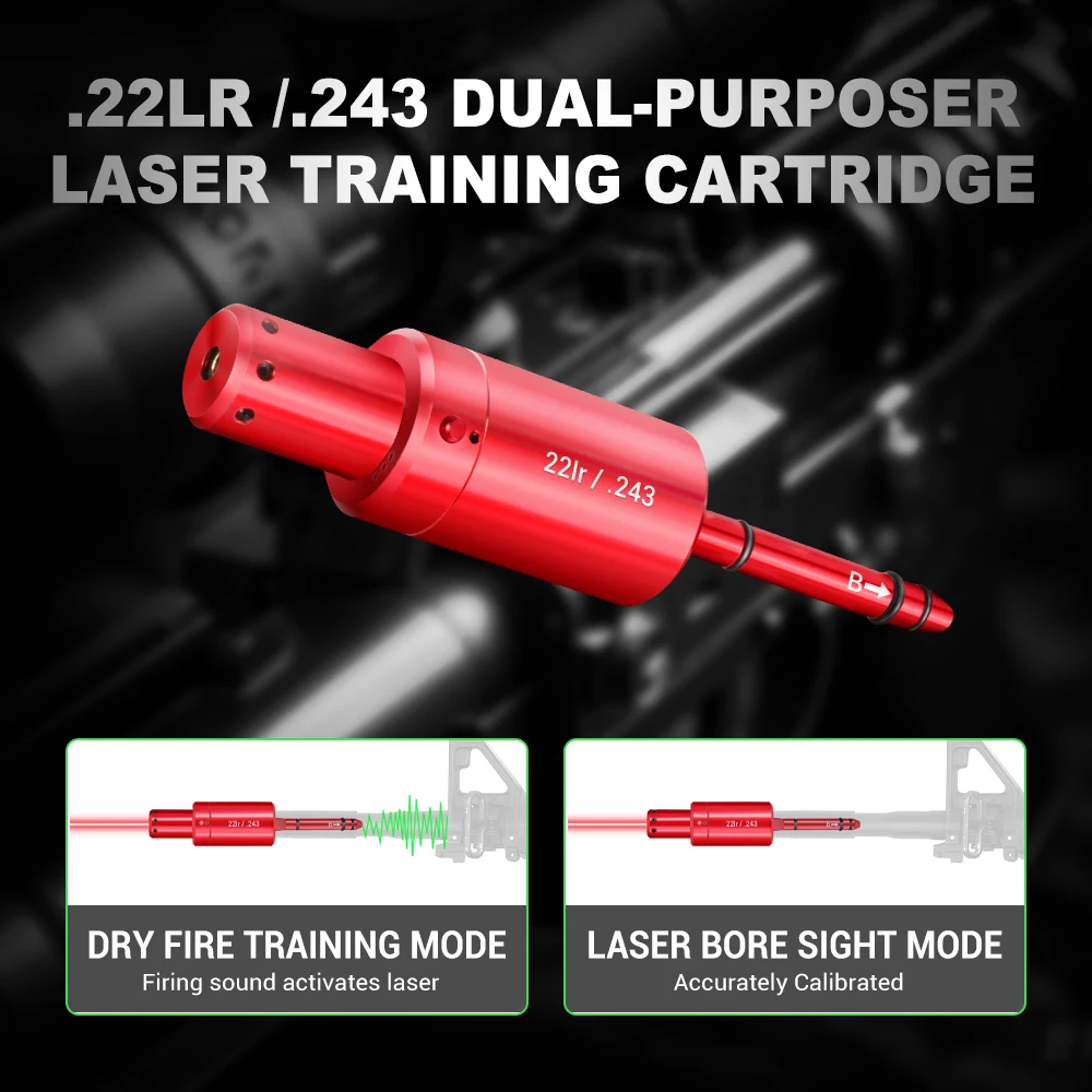 Kit de entrenamiento láser de fuego seco 2 en 1 con objetivo que rebota electrónico, sistema de entrenamiento de objetivo con detección láser infrarroja - imagen 5