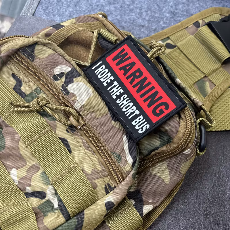 Parche táctico impreso moral con velcro – Insignia para uniforme