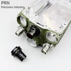 Carcasa PRC163 acero inoxidable interfaz de pines tamaño real