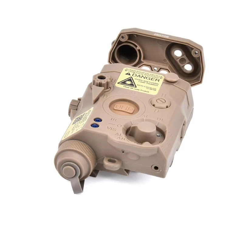 Airsoft táctico WADSN AR/PEQ 15 caja versión UHP sin función maniquí PEQ15 LA-5C caja de batería modelo para riel Picatinny - imagen 4