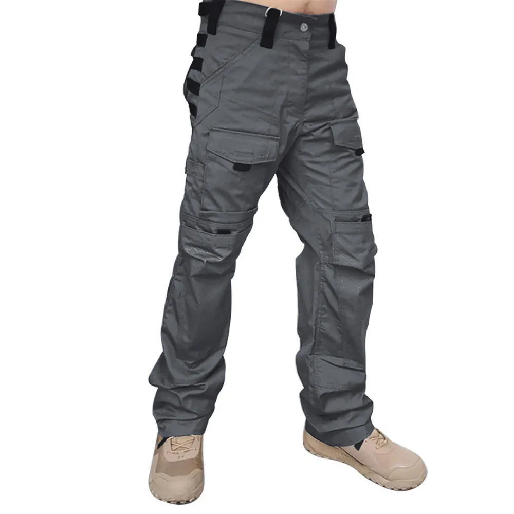 Pantalones tácticos de combate de campo, pantalones Cargo para hombre, pantalones militares para exteriores para hombre, pantalones de algodón para caza y senderismo, ropa de trabajo resistente al desgaste - imagen 3