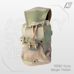 FERRO Banger Pocket Flash – Bolsa táctica granada raya de tigre