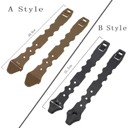 Sistema MOLLE modular 2 paneles – clip liberación rápida