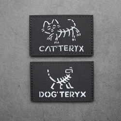 Parche reflectante IR para perro – Sistema velcro adhesivo