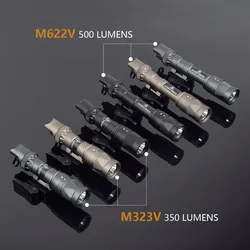 SureFire Linterna táctica LED M600 con interruptor doble y IR