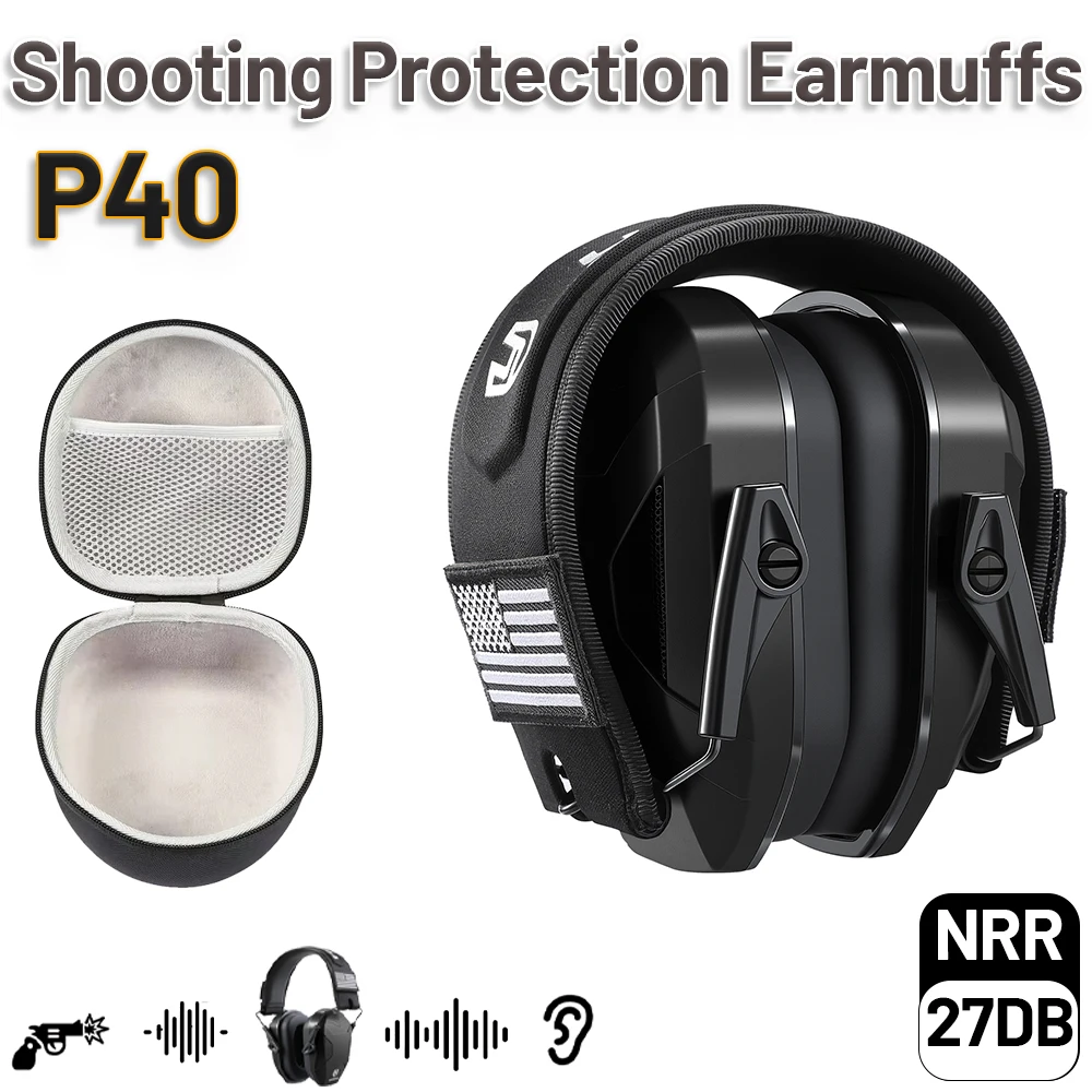 Orejeras de tiro P40 – Protección auditiva antiruido plegable